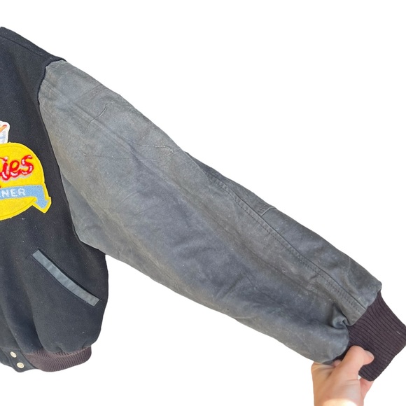 Boogies Diner 90s Sitcom Show Aspen Dual Control Wool Jacket Tv Series Vintage - Picture 2 of 7